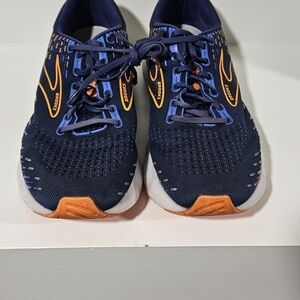 Brooks Navy and Orange Sneakers